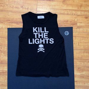 Women's Black SoulCycle KILL THE LIGHTS Tank Top